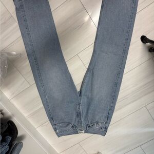 Agolde Light Blue Straight Leg Jeans
